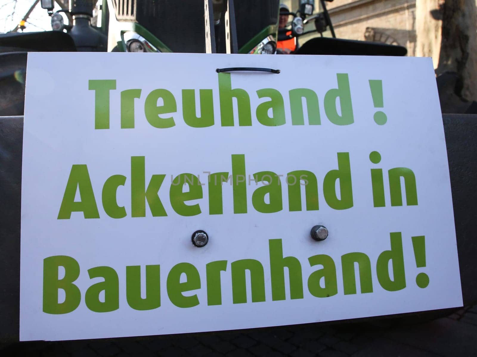 Farmers' demo on January 17th, 2020 in Magdeburg