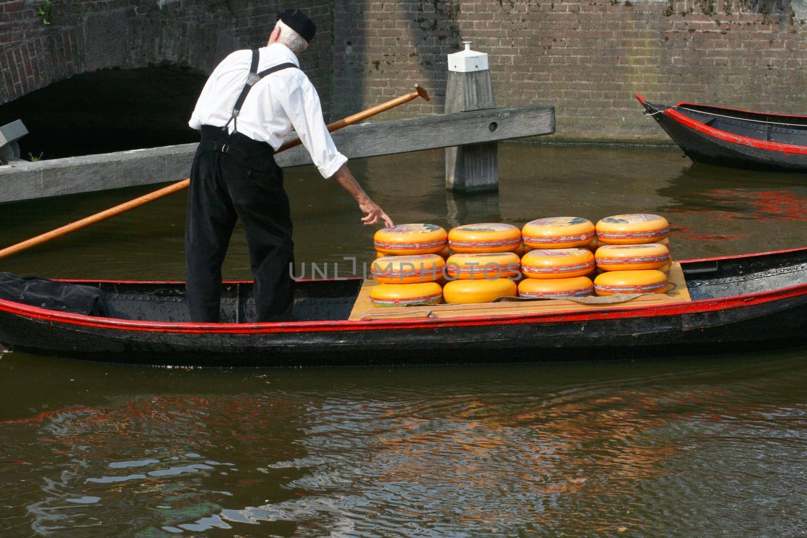 Alkmaar, The Netherlands  July 27th 2012: The weekly cheese market.