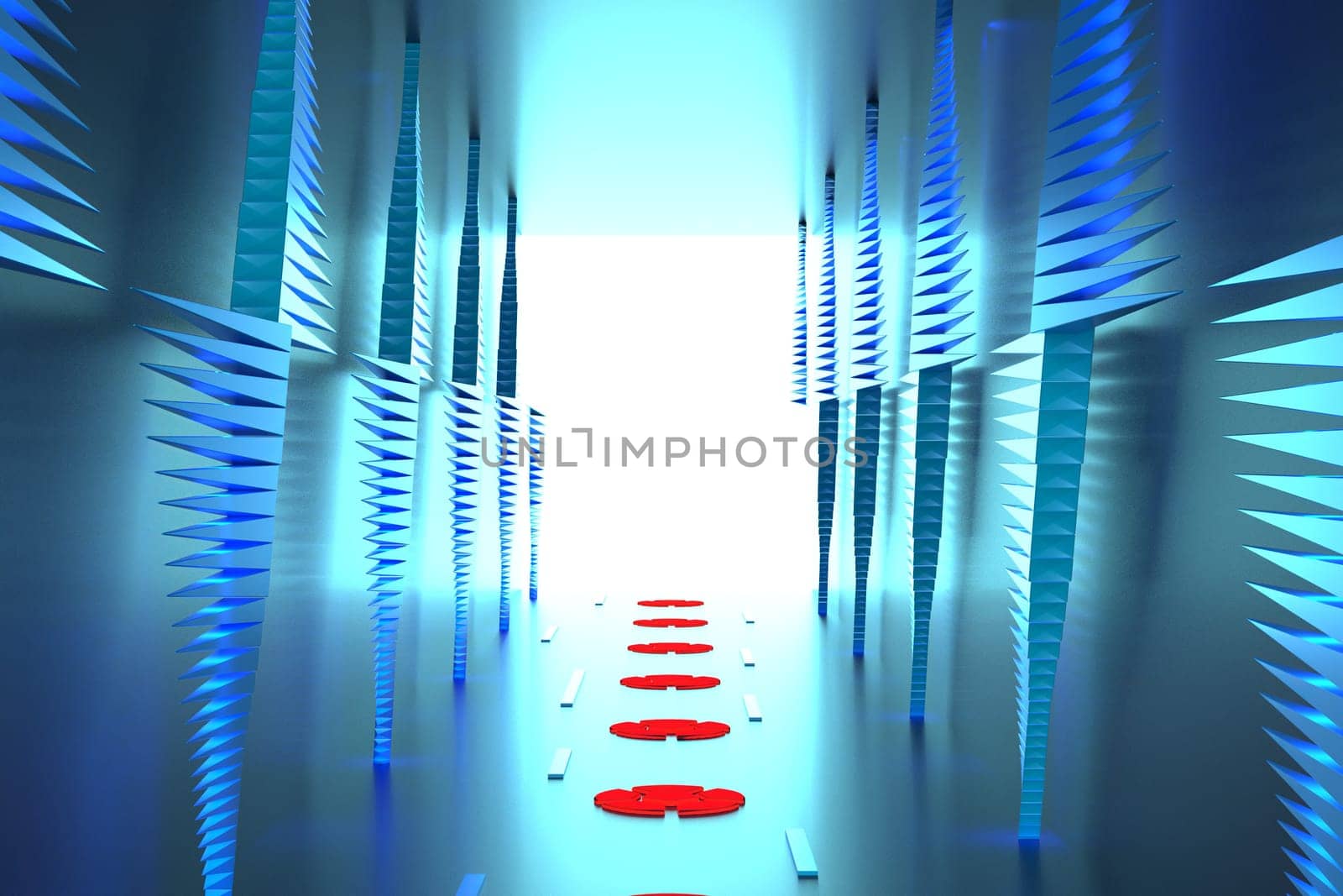 3d rendering of backgrounds abstract. 3d illustration of simple Geometric