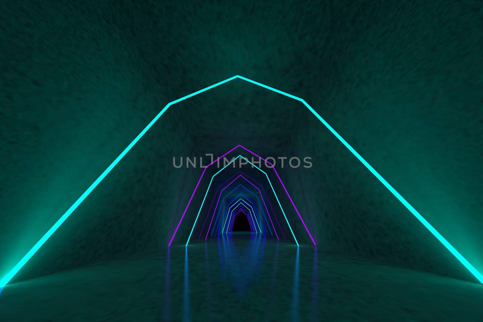 3d rendering of backgrounds abstract. 3d illustration of simple Geometric. Colorful illumination