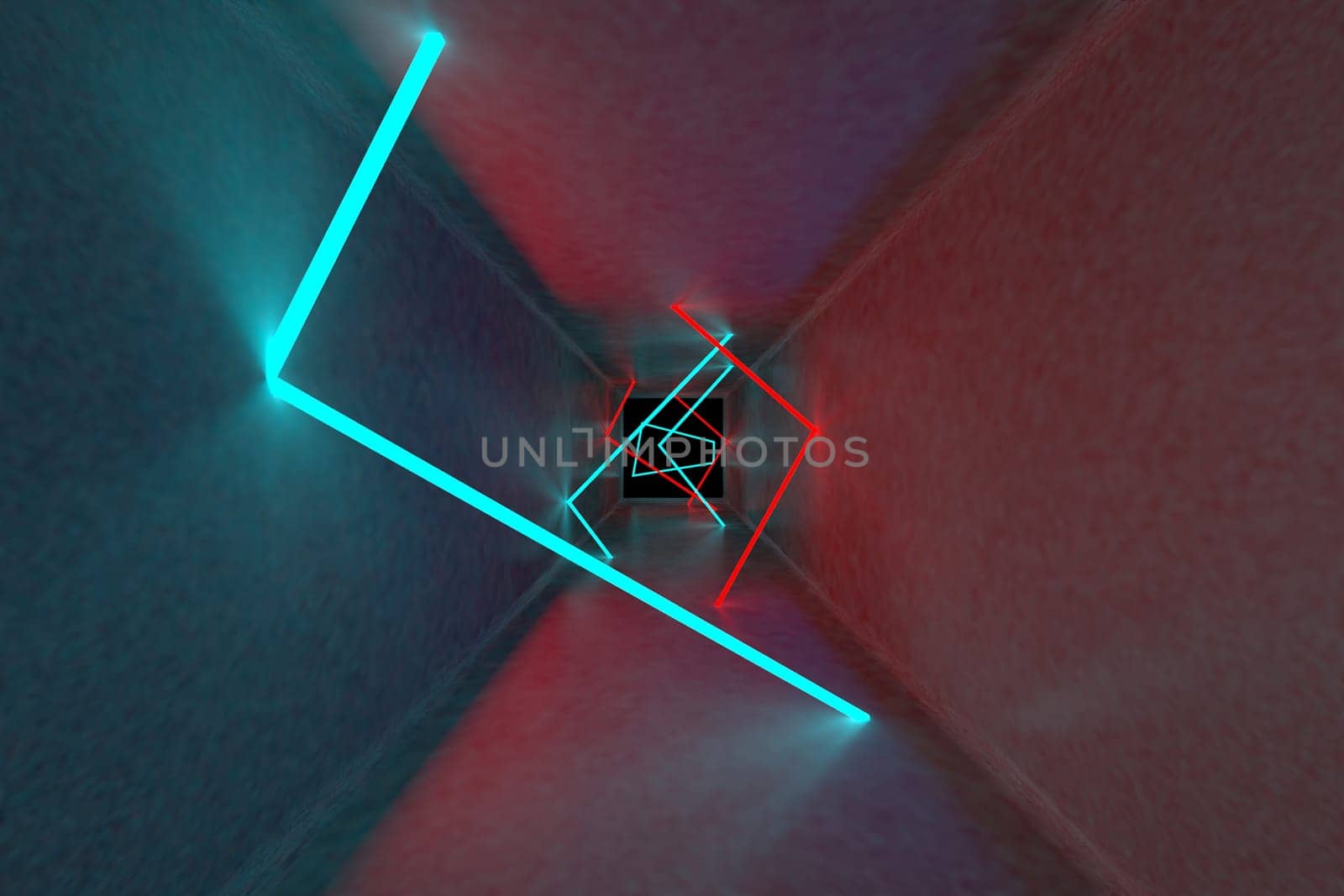 3d rendering of backgrounds abstract. 3d illustration of simple Geometric. Colorful illumination