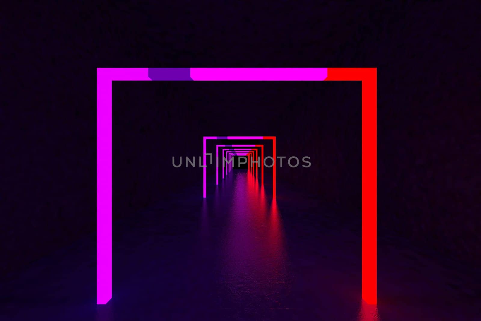 3d rendering of backgrounds abstract. 3d illustration of simple Geometric. Colorful illumination