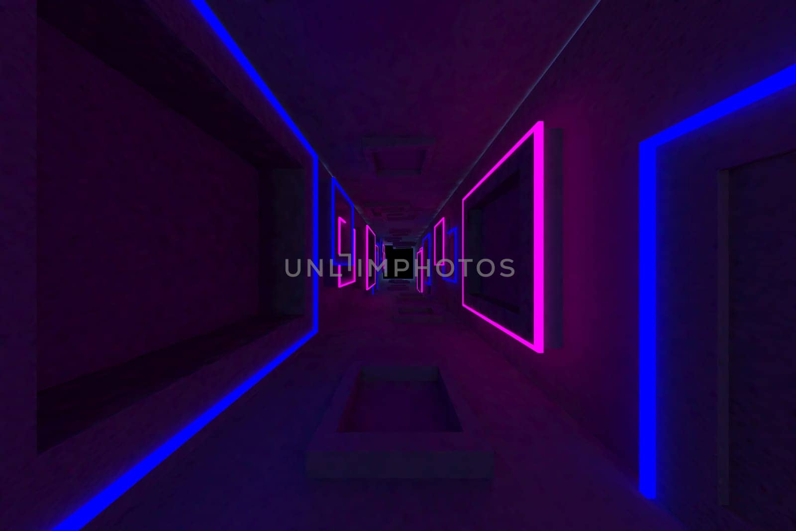 3d rendering of backgrounds abstract. 3d illustration of simple Geometric. Colorful illumination