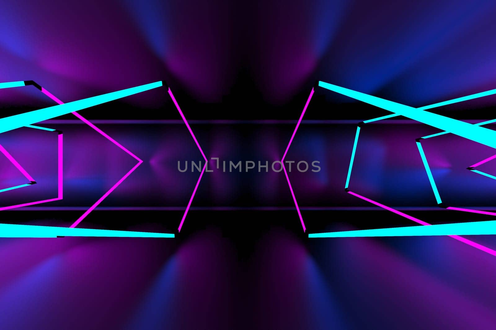 3d rendering of backgrounds abstract. 3d illustration of simple Geometric. Colorful illumination