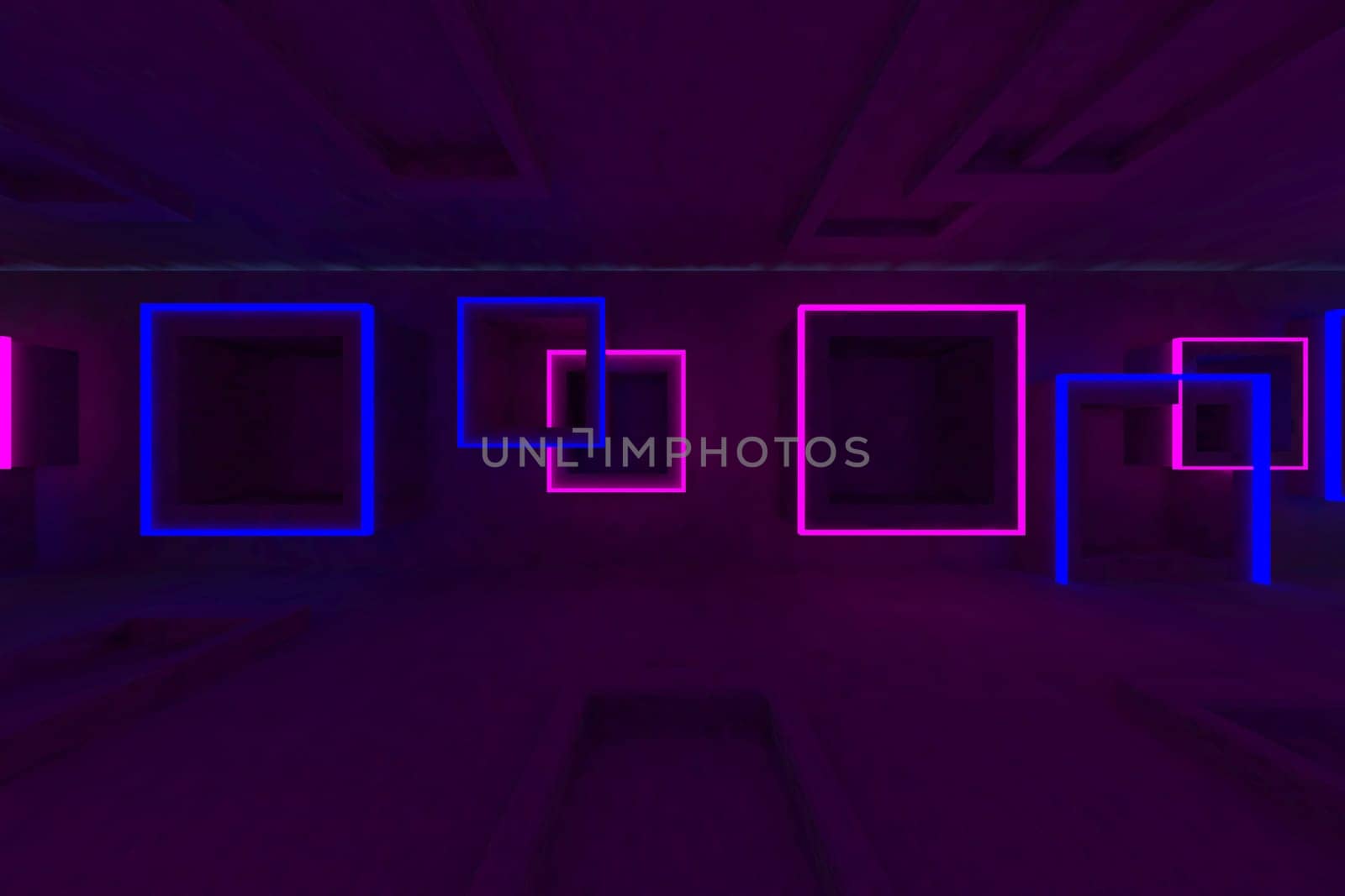 3d rendering of backgrounds abstract. 3d illustration of simple Geometric. Colorful illumination