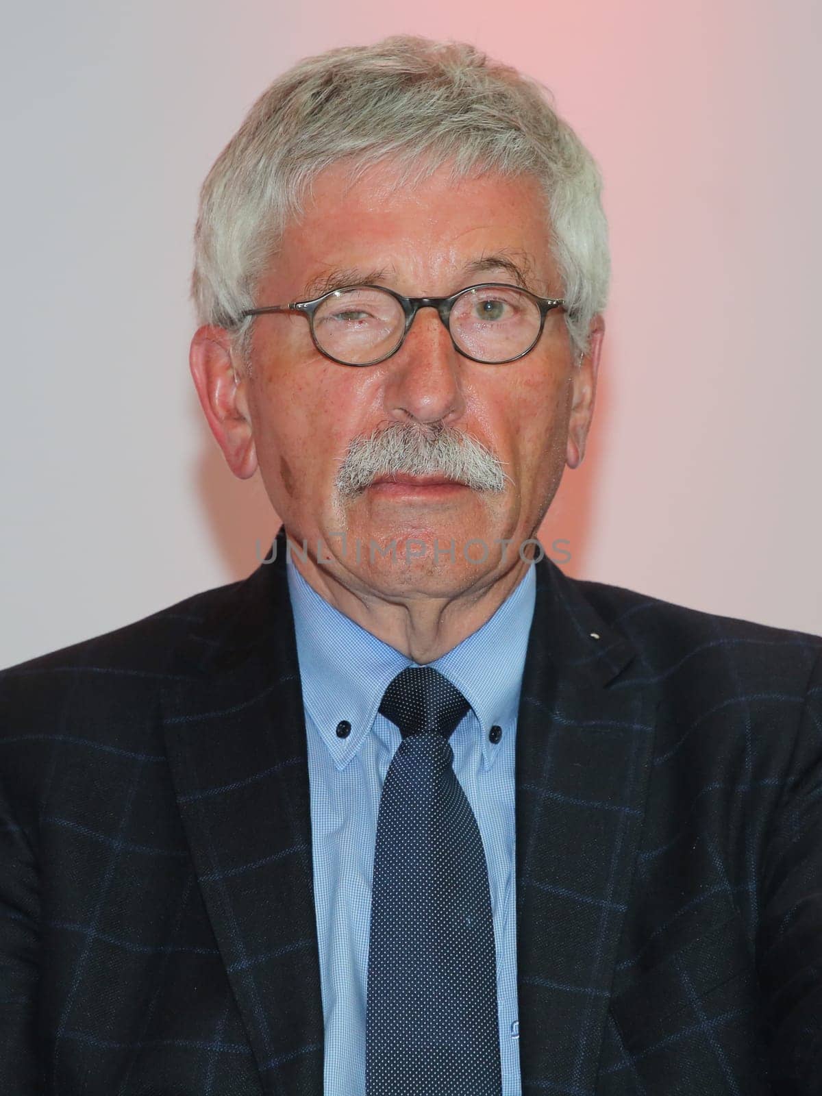Thilo Sarrazin german SPD politician at a book reading on April 29, 2019 in Magdeburg Saxony Anhalt