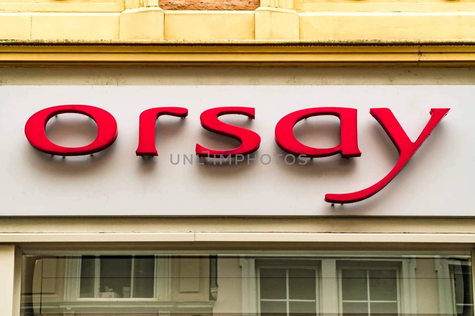 TRIER, GERMANY- SEPTEMBER 13 2019: International fashion brand Orsay, offering modern and elegant styles for women