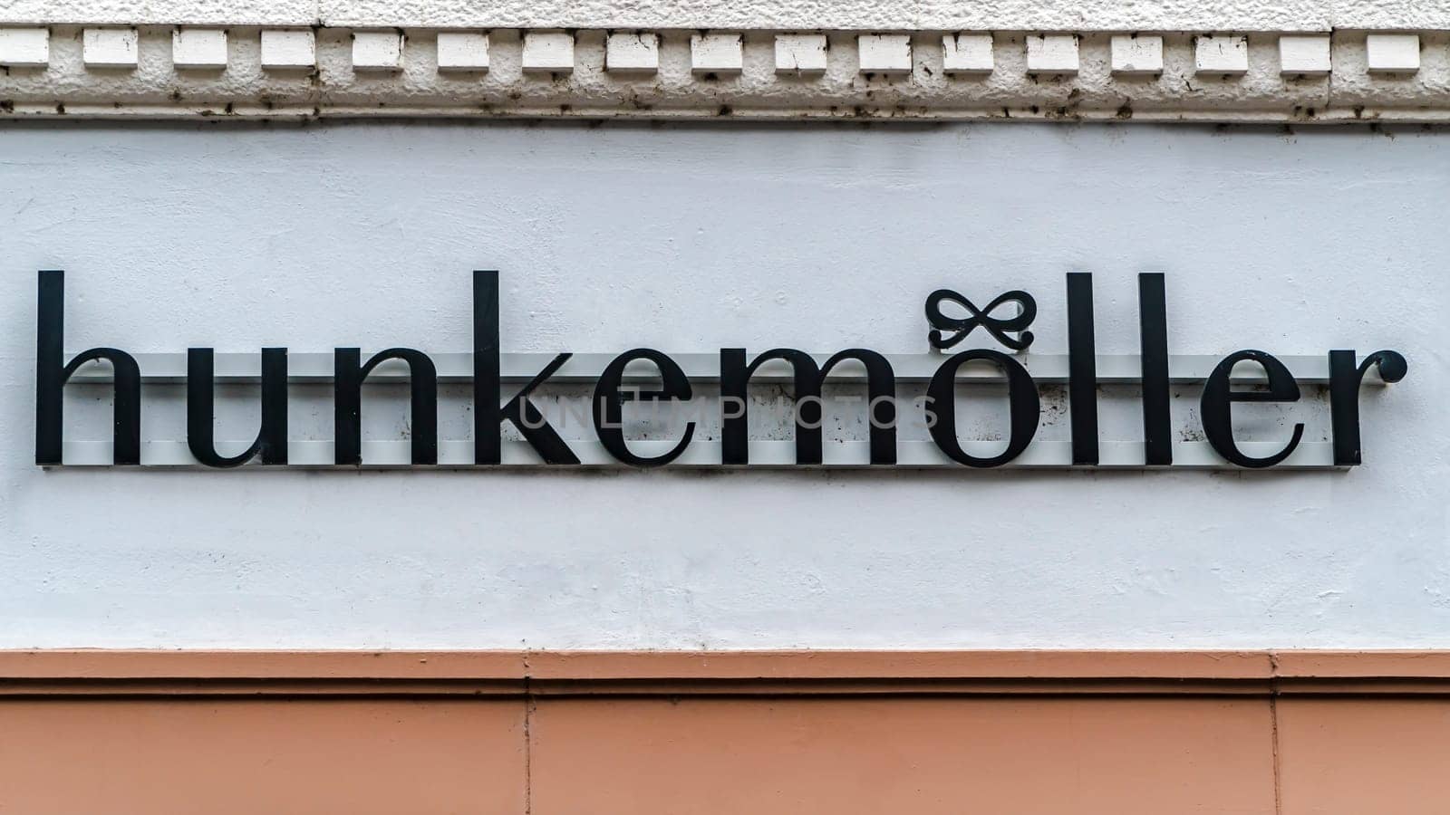 TRIER, GERMANY- SEPTEMBER 13, 2019: Logo and sign of Hunkemoller. Hunkemoller is a clothing manufacturer from the Netherlands, specialising in underclothes and lingerie.