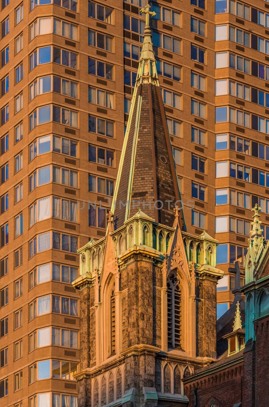 Manhattan Midtown buidings towers architecture details one of the main Landmarks in New York City USA