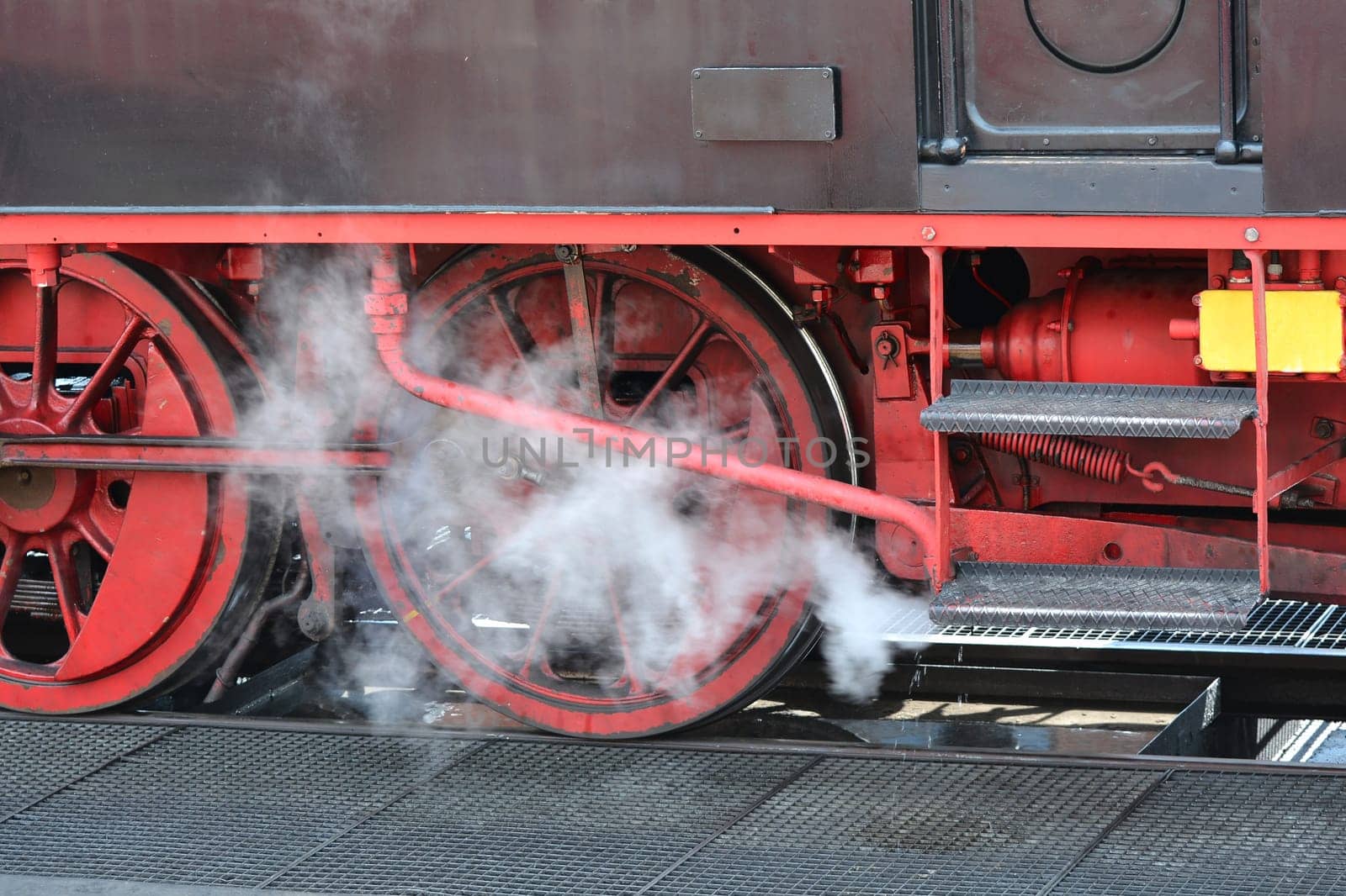 Molli steam locomotive at Bad Doberan station