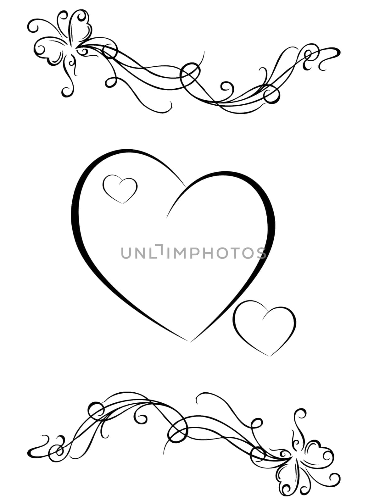 a  wedding invitation card on a white background