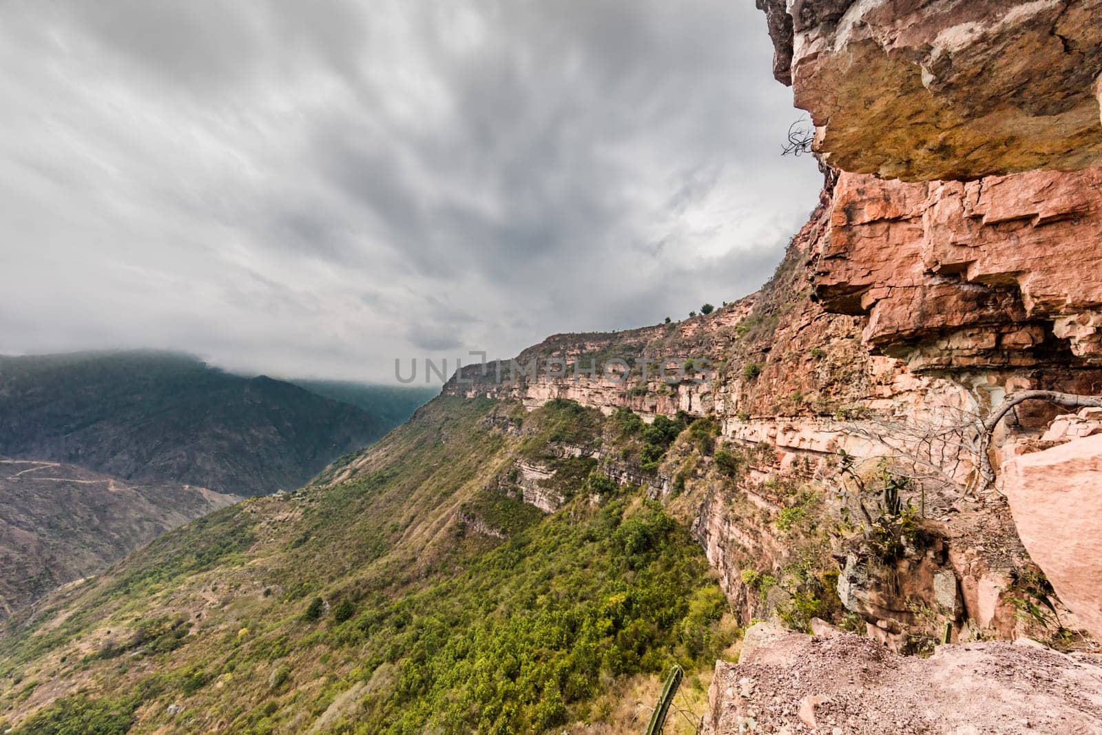 Chicamocha Canyon from Mesa de Los Santos landscapes andes mountains Santander in Colombia South America