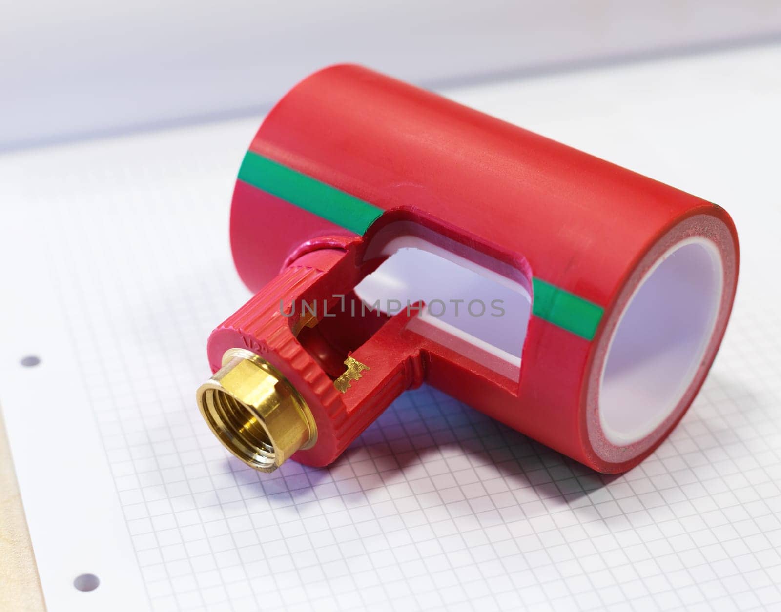 Prepared fitting of polymer pipeline