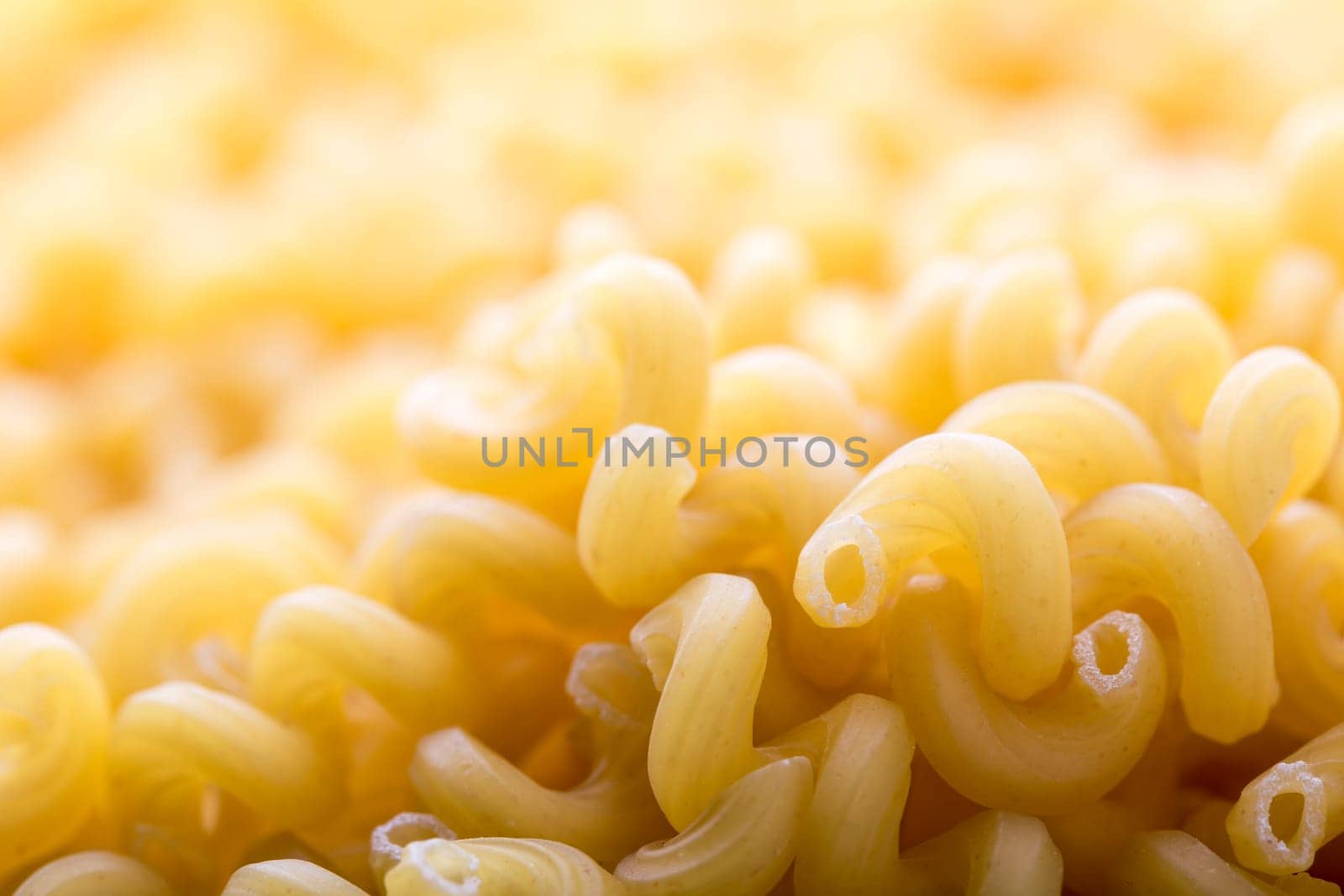 Macro view of macaroni heap