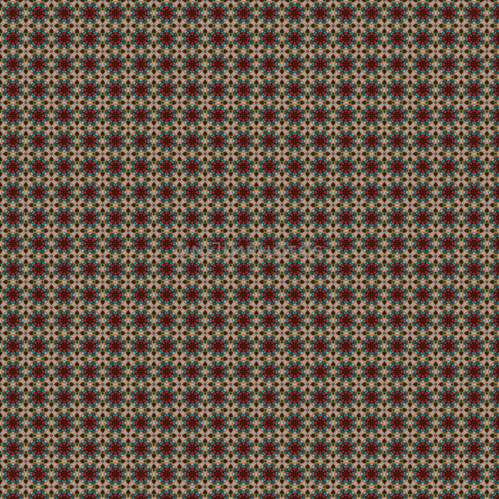 Aztec kaleidoscope abstract,decorative floral ornament