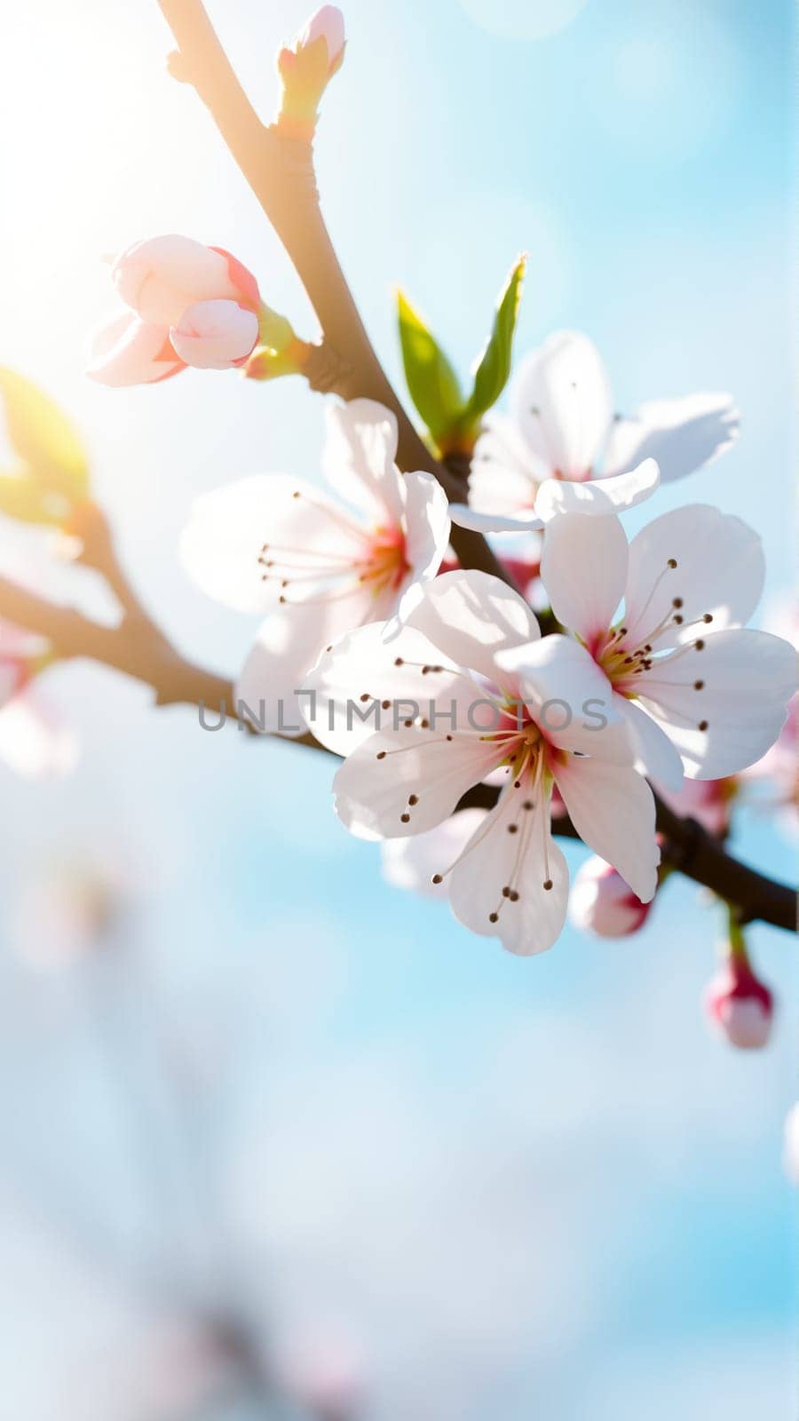 Flowers on an apple tree in spring. High quality photo