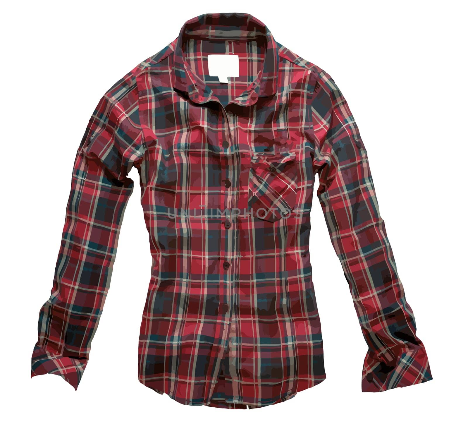 shirt fashion men long sleeve illustration wear red flannel