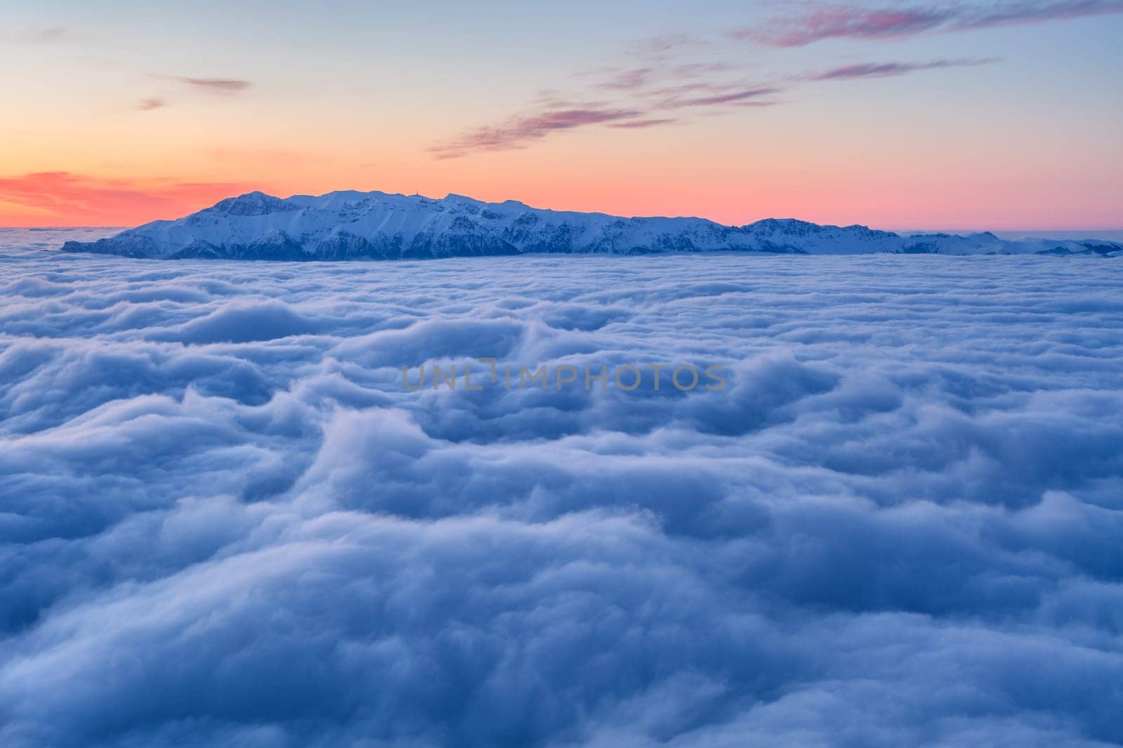 before sunrise in Piatra Craiului Mountains, Romania