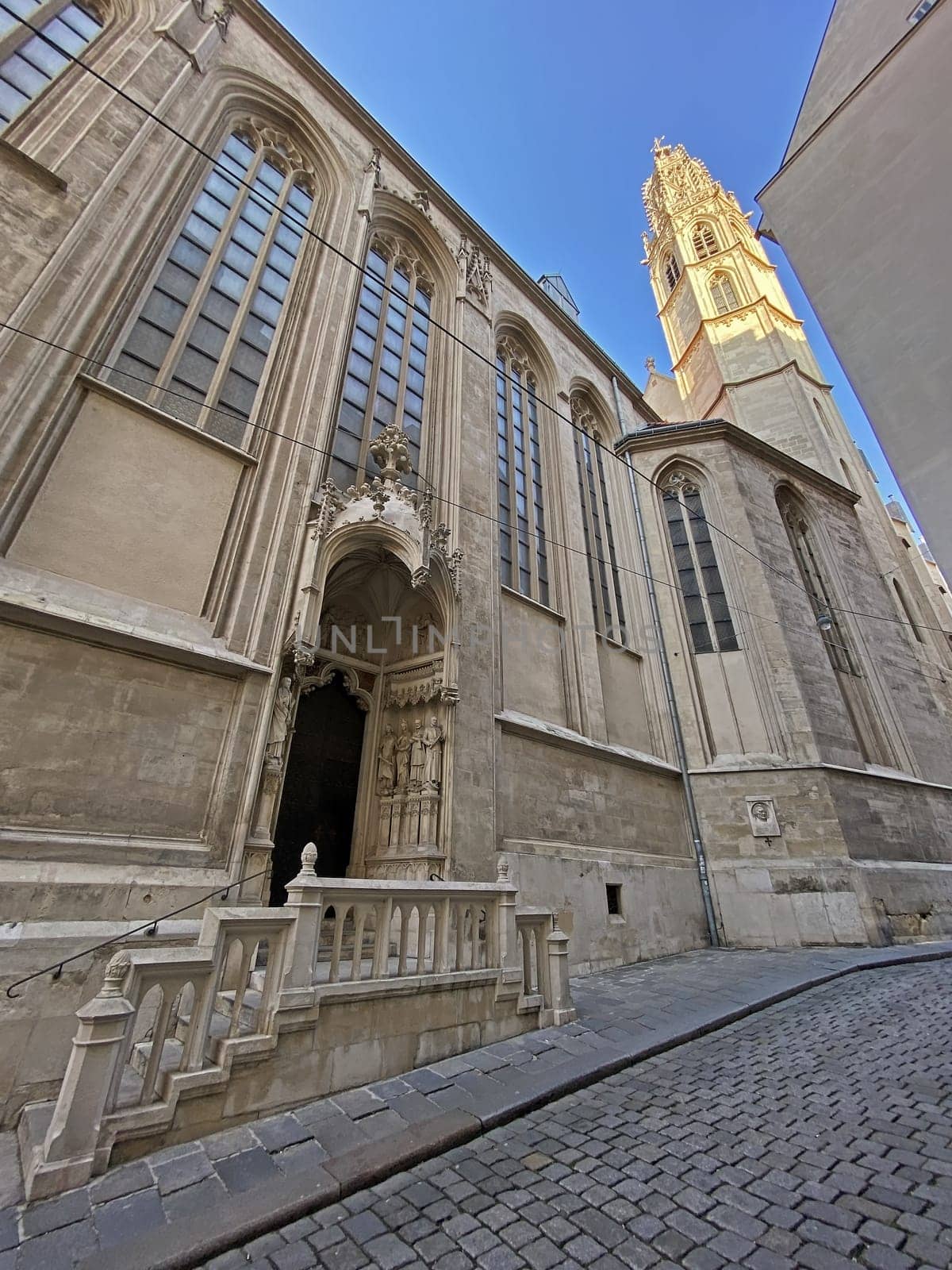 Maria am Gestade, catholic church in gothic style in central Vienna