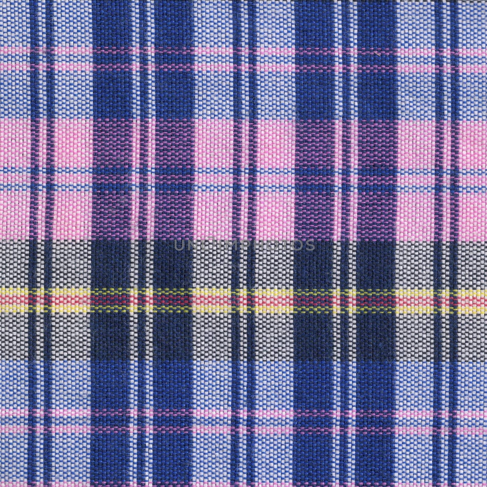 Background pattern that extends the detail pattern of the fabric.