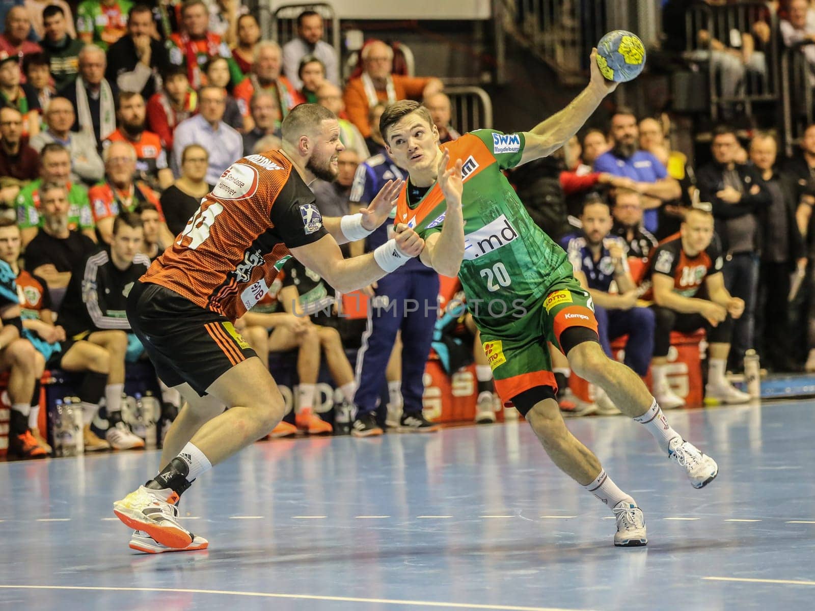 Dutch handball player kay kirsten evert smits sc magdeburg Liqui Moly HBL season 2019-20