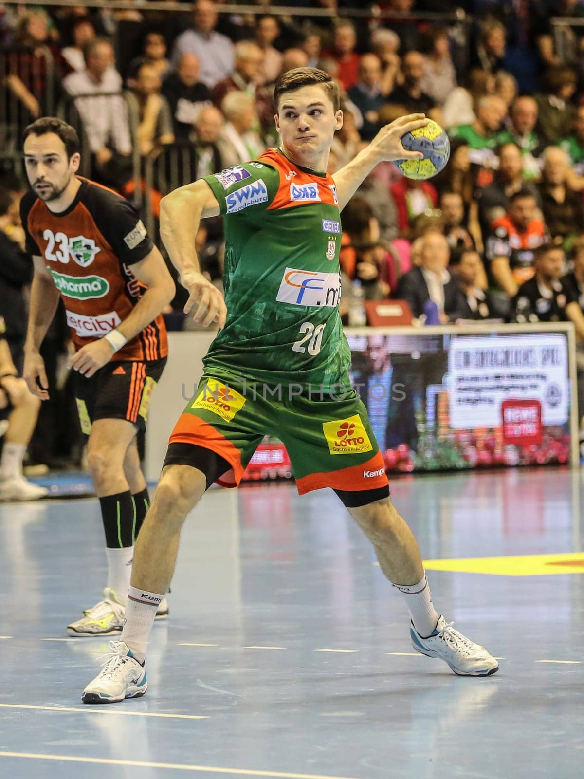 Dutch handball player kay kirsten evert smits sc magdeburg Liqui Moly HBL season 2019-20