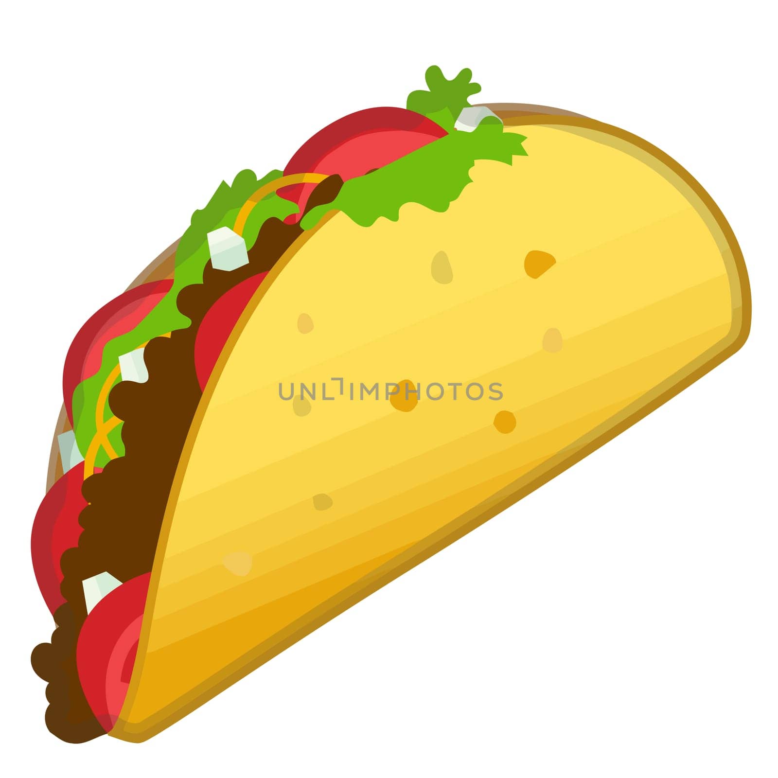 tacos cheese tomato mexican food illustration tasty cheese snack