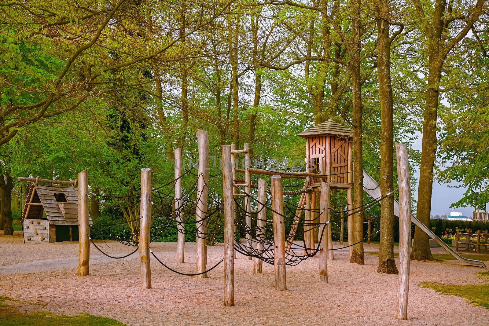 Playground in the park, Lisse, the Netherlands