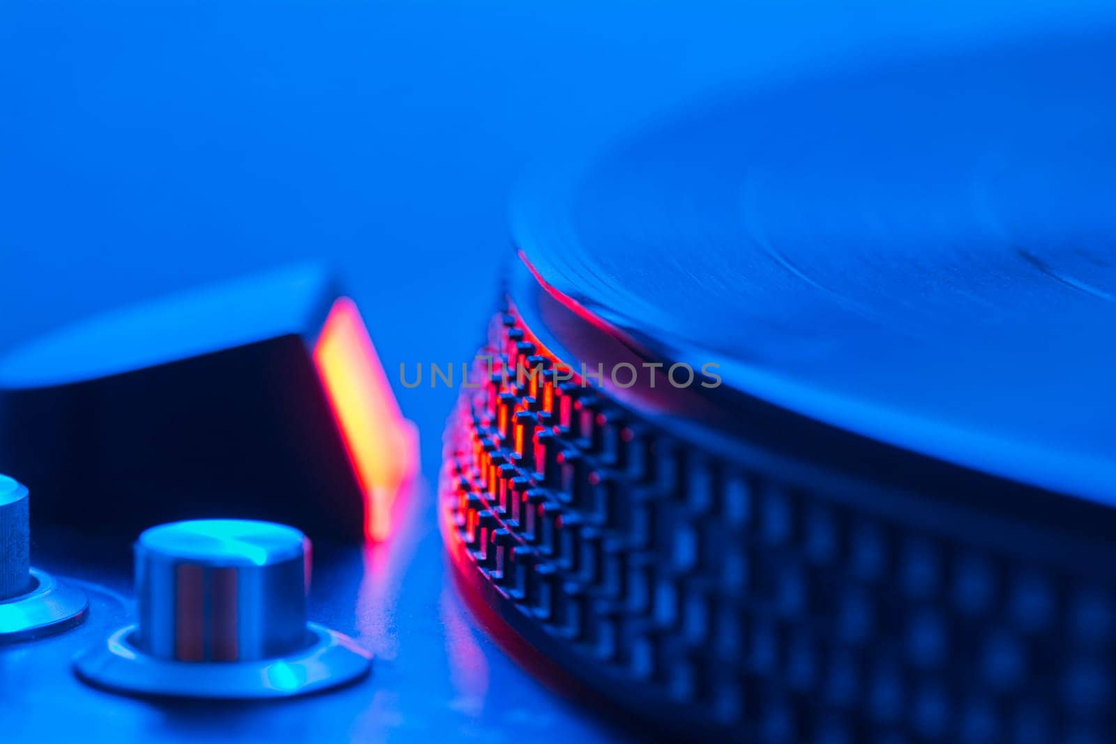 an old vinyl player