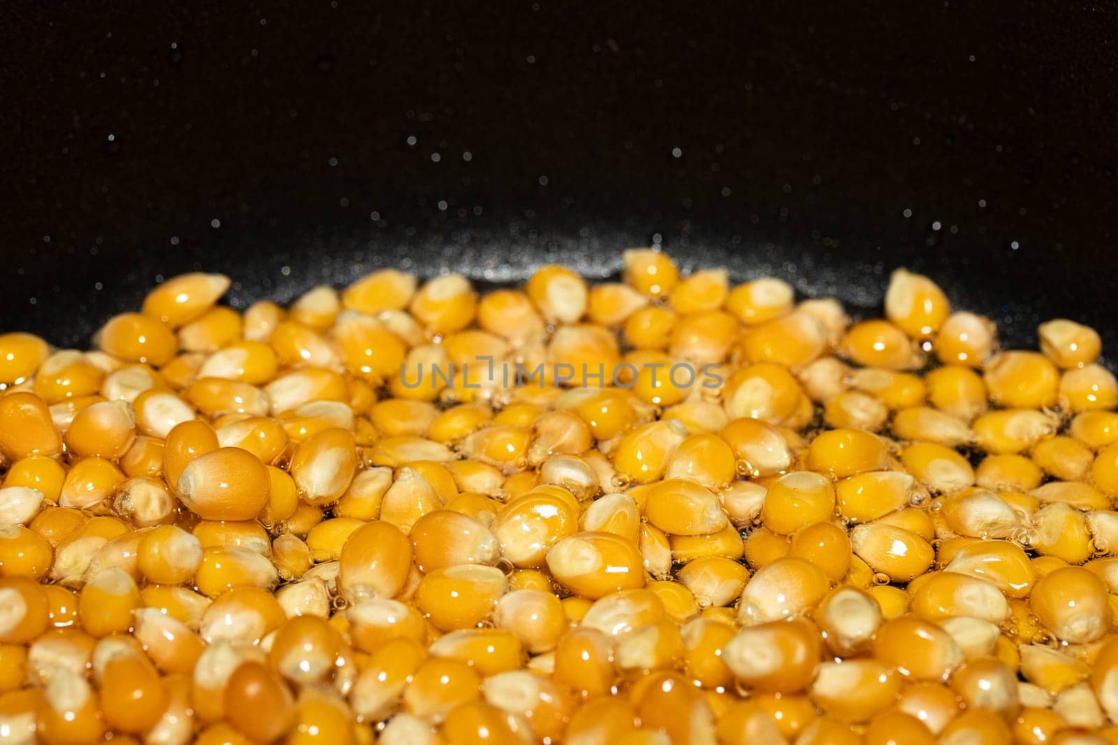 corn popcorn seed raw macro yellow oil
