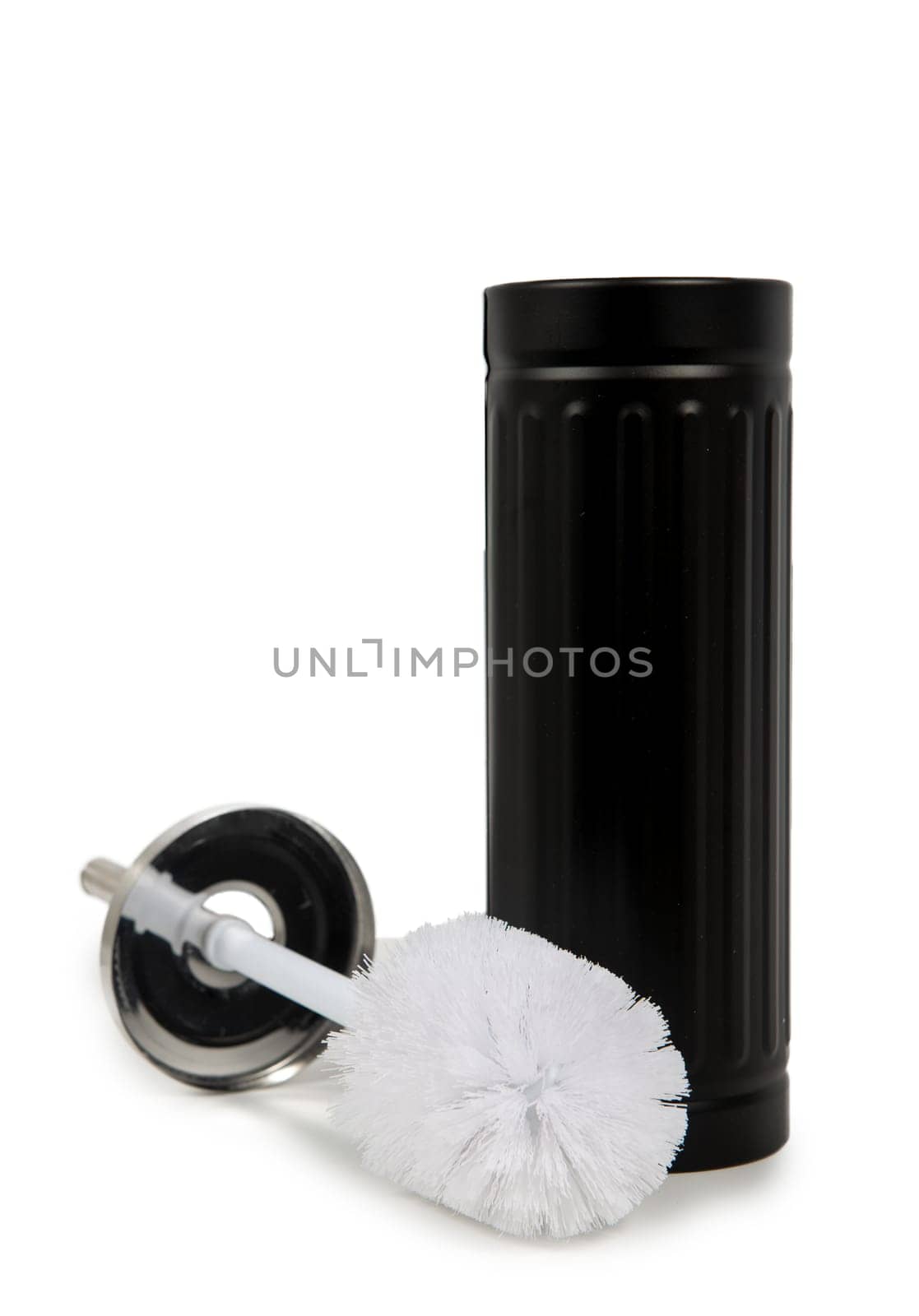 a toilet brush isolated on the white background