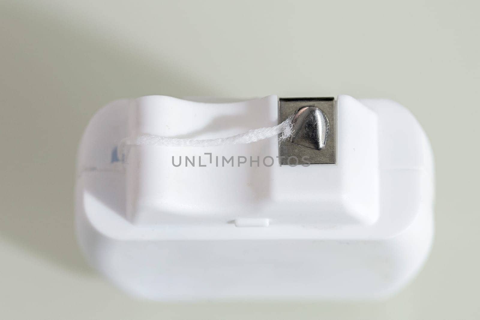 dental floss white close up sanitary clean hygiene