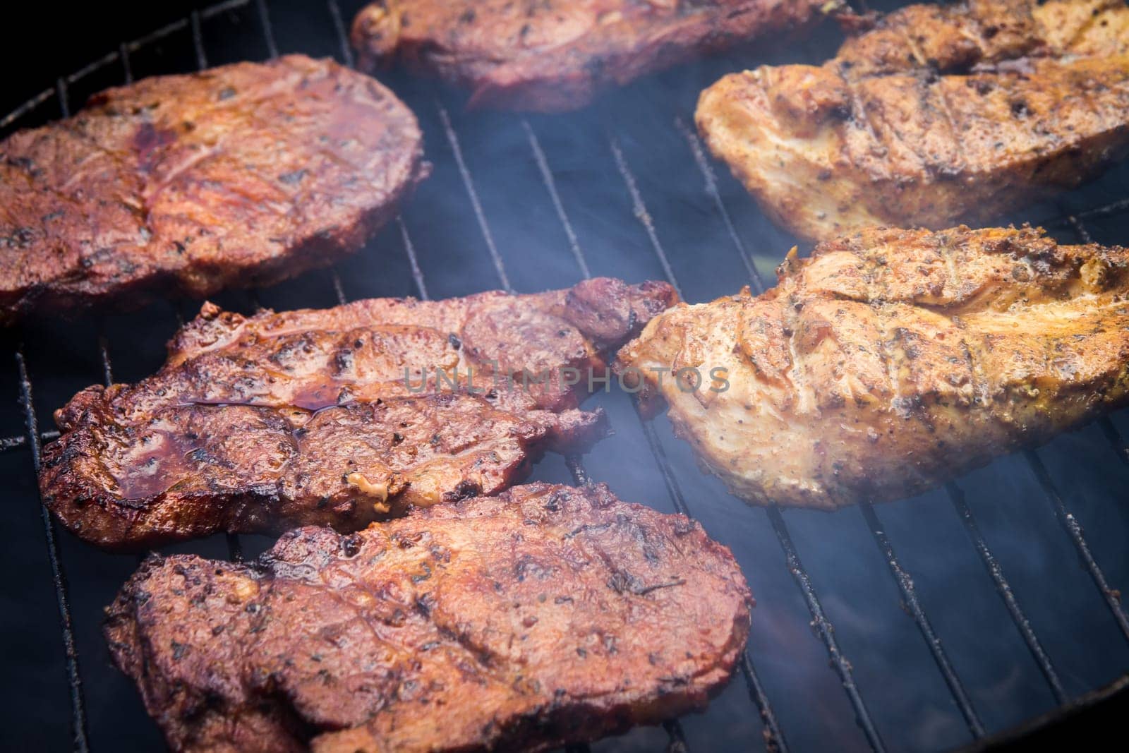 Grill Beef Steak Barbecue