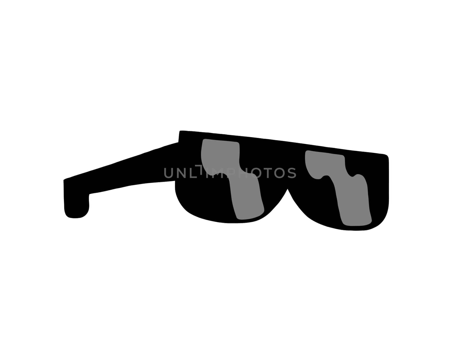 thug life sunglasses black prank fun illustration
