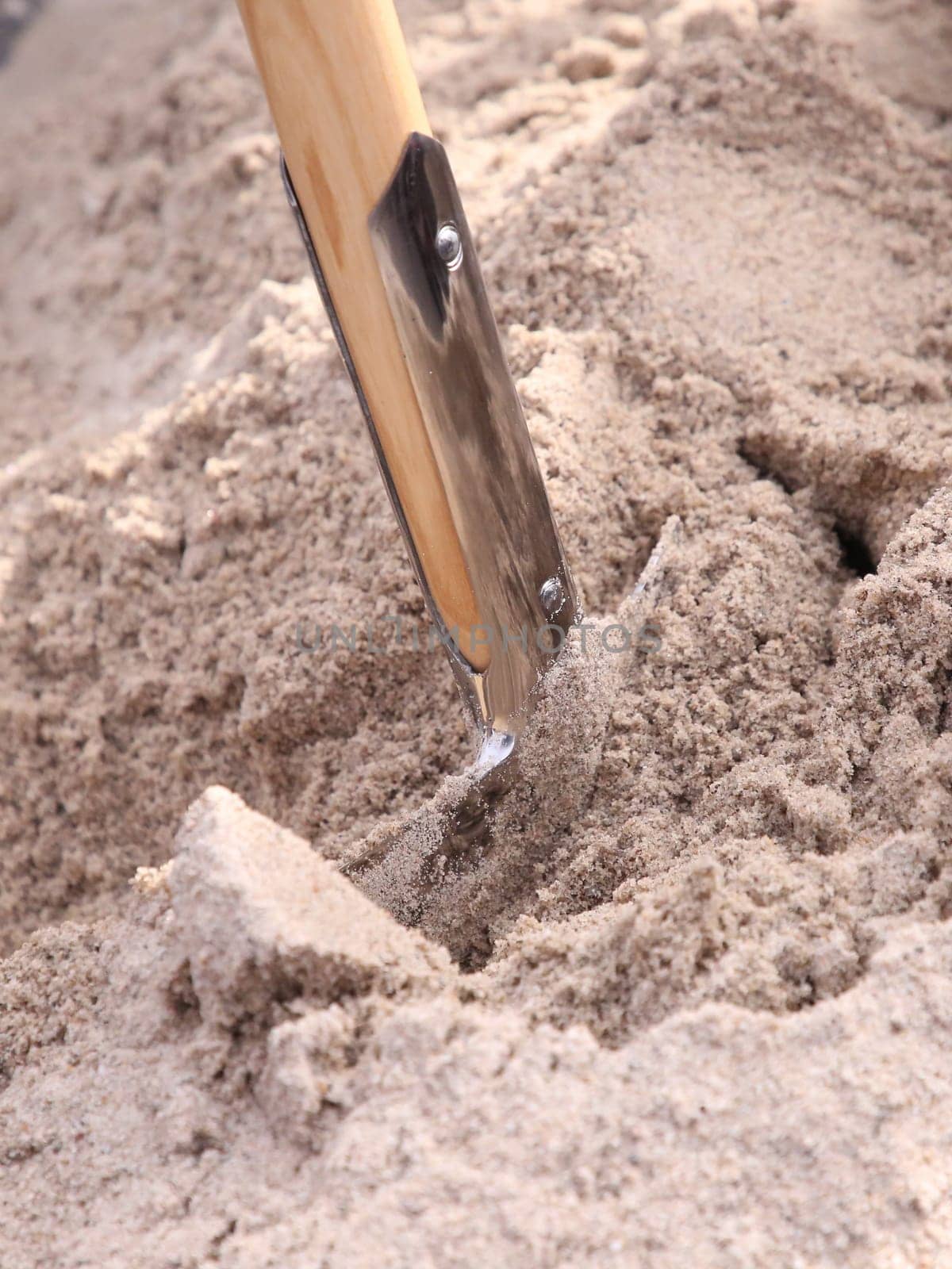 Groundbreaking in the sand