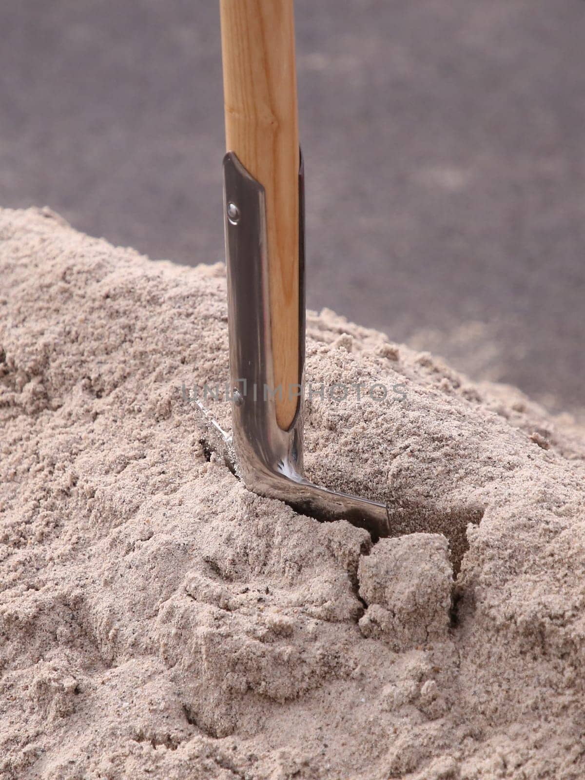Groundbreaking in the sand