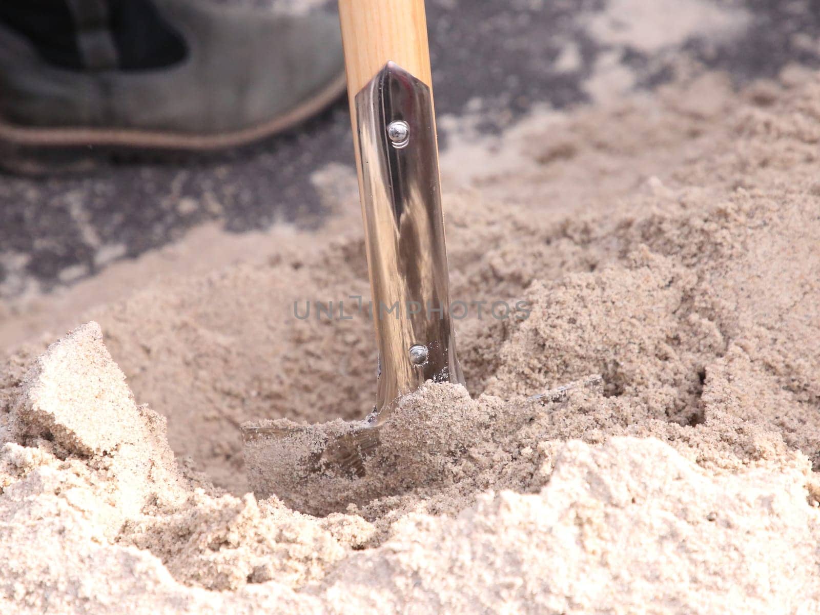 Groundbreaking in the sand