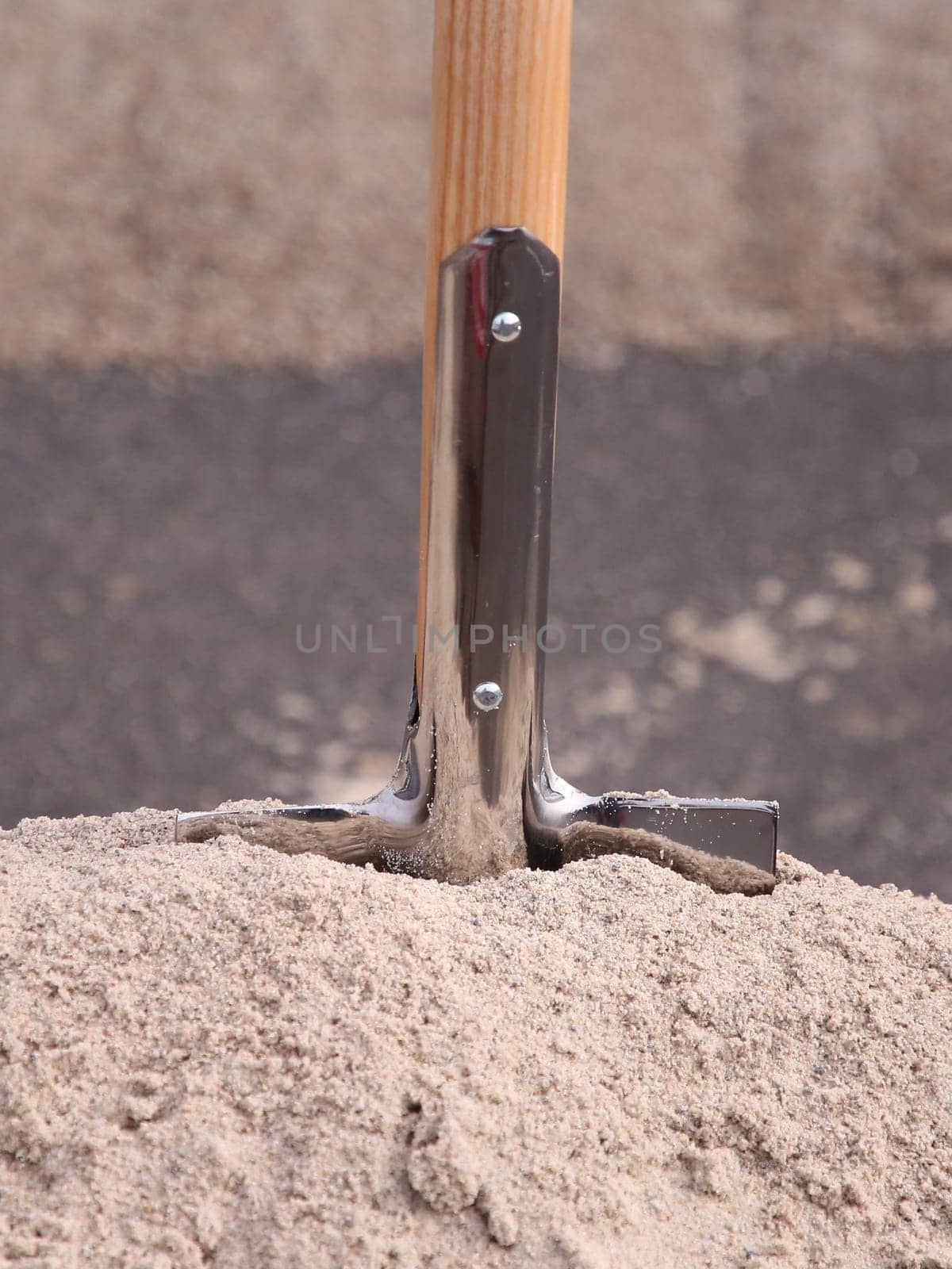 Groundbreaking in the sand