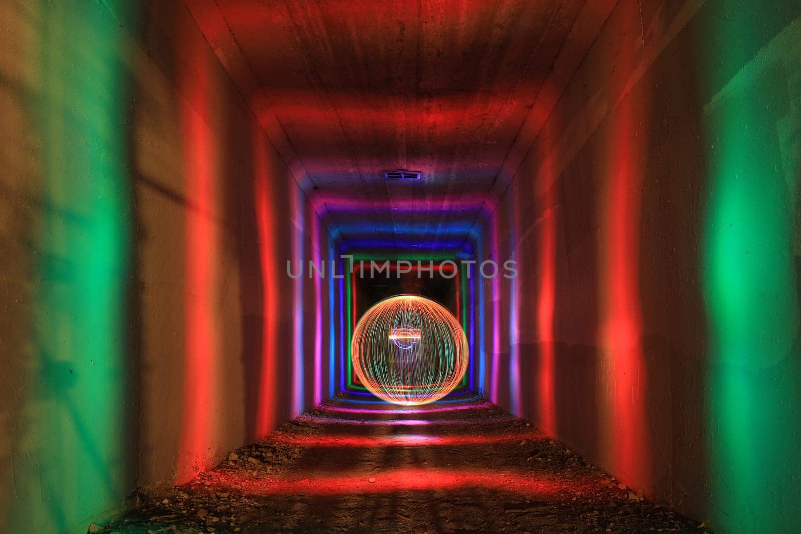 Creative Light Painting With Color and Spin Lighting