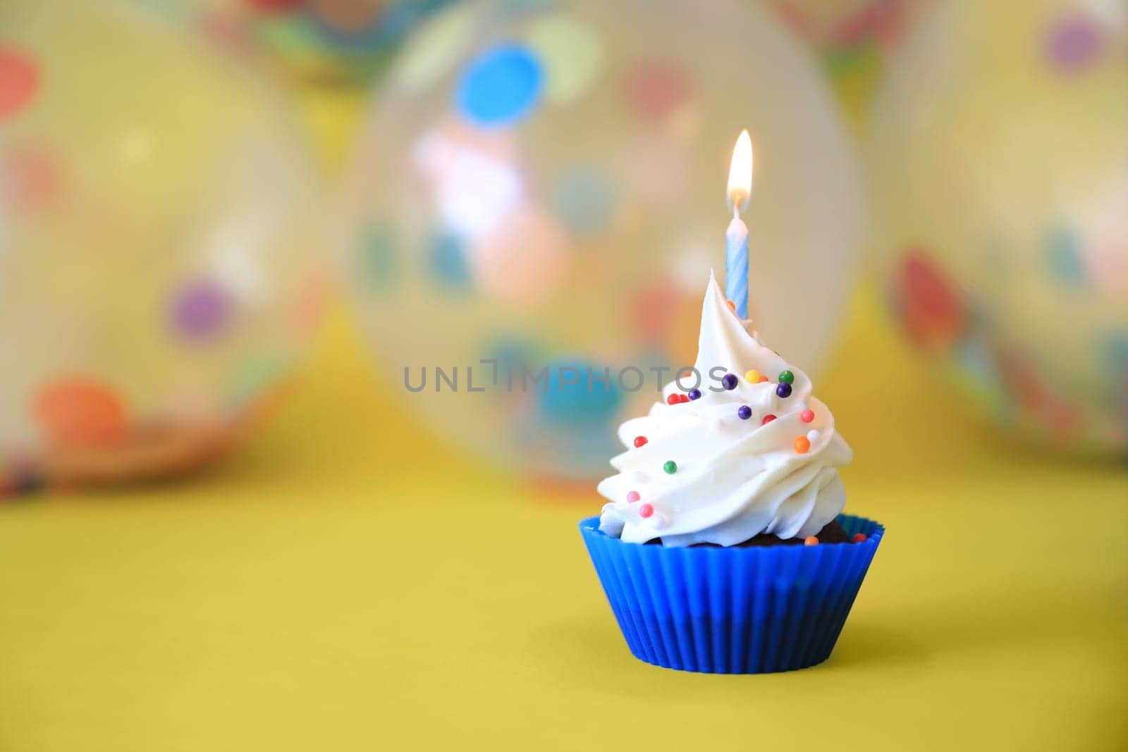 Happy Birthday Cupcakes With Candles
