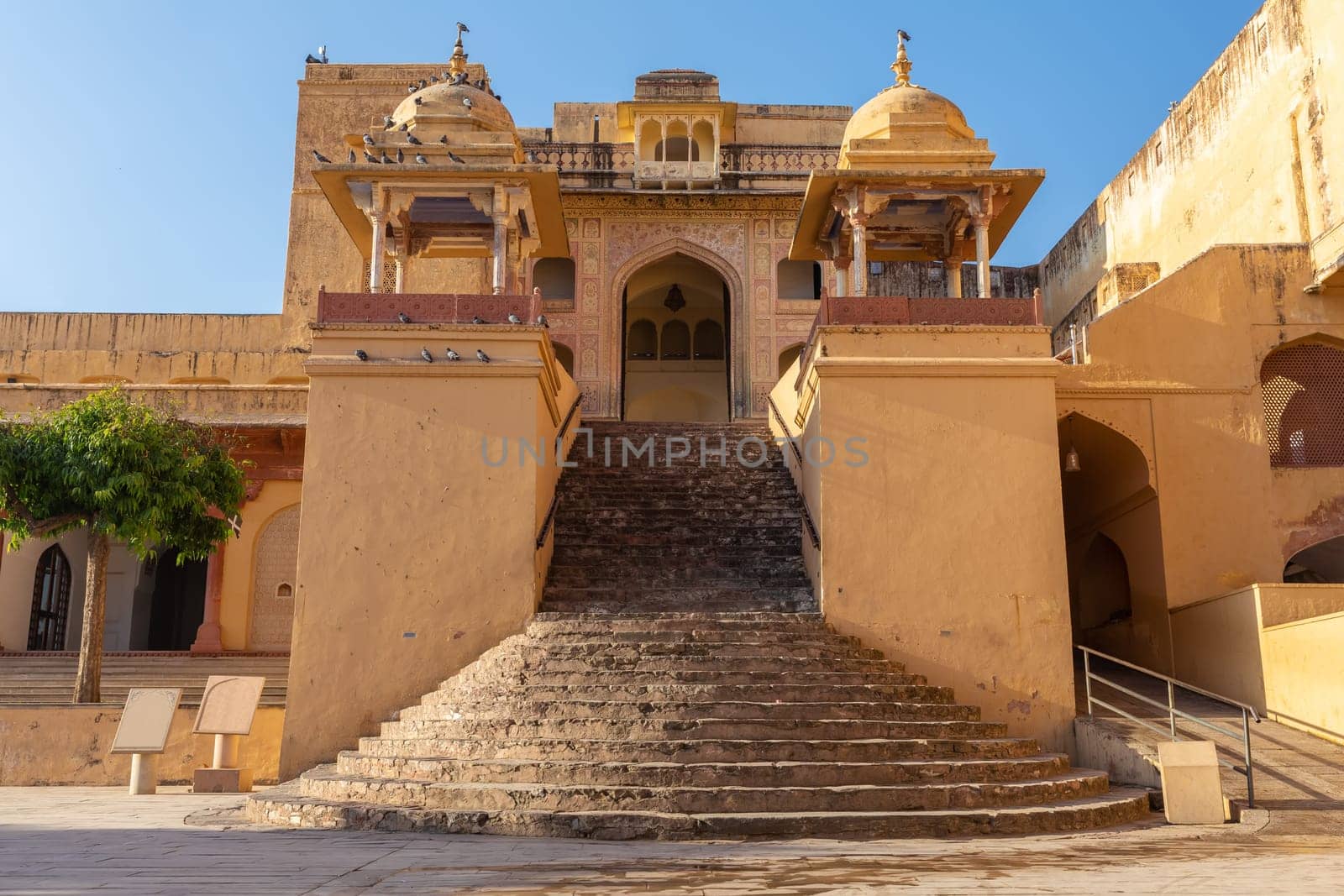 Amber Fort, Shila Devi Temple in Jaipur, Rajasthan, India.