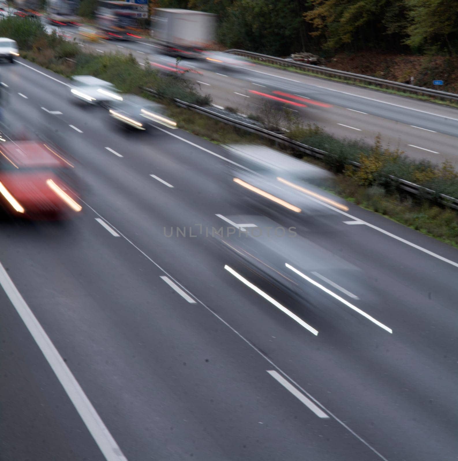 traffic on the highway