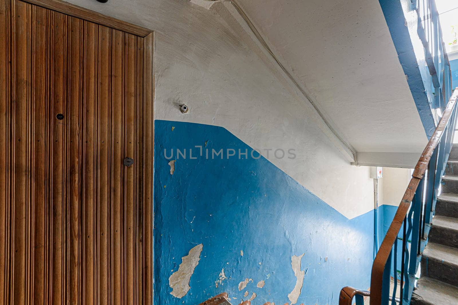 Russia, Moscow- November 15, 2019: interior room public place, porch. doors, walls, corridors