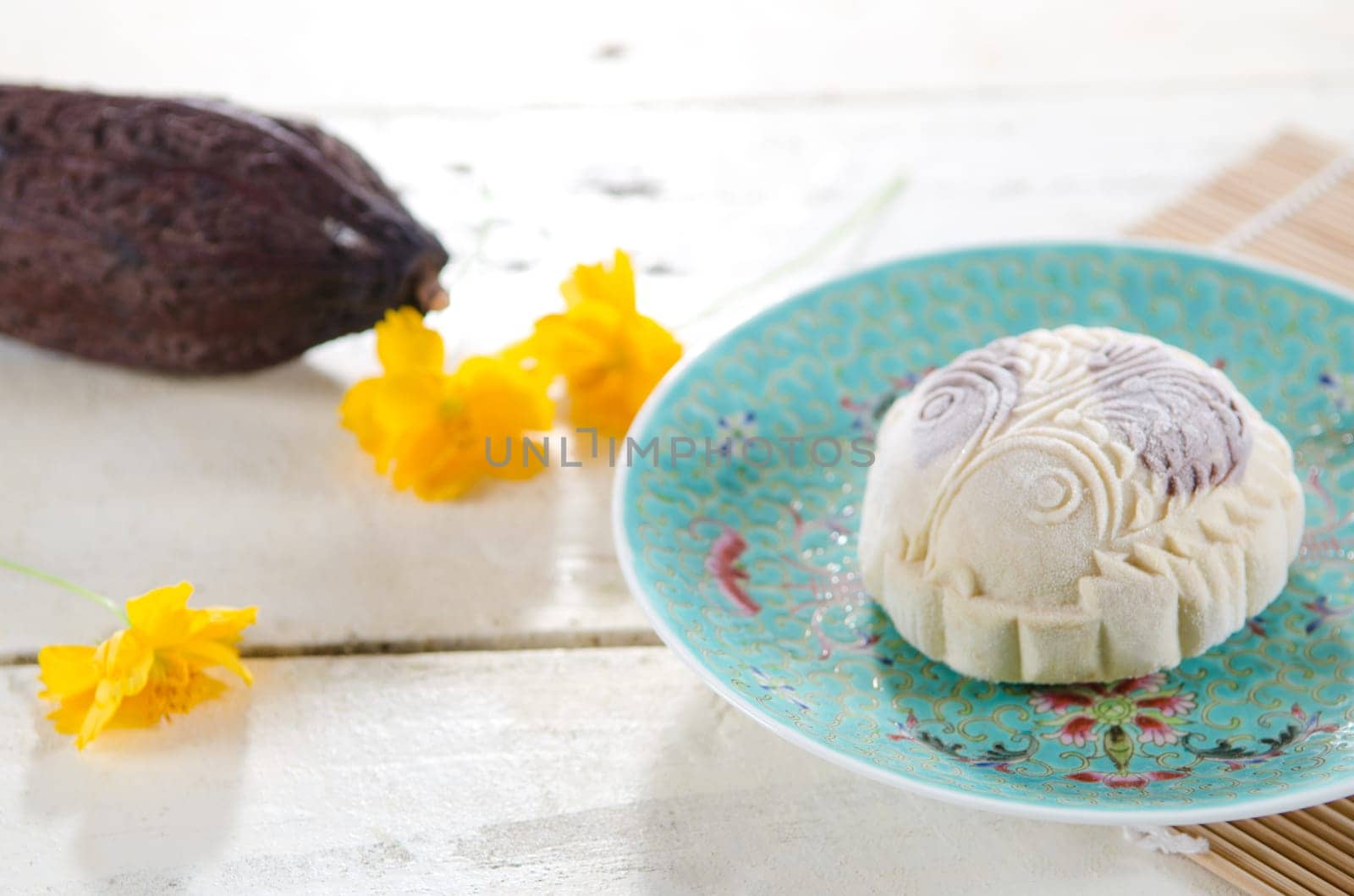 Mooncake ,Chinese mid autumn festival food.