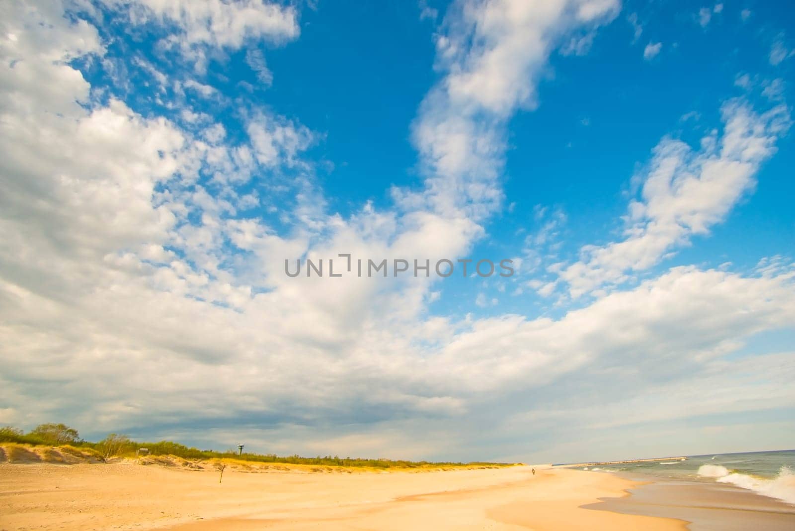 lonesome beach of the Baltic Sea