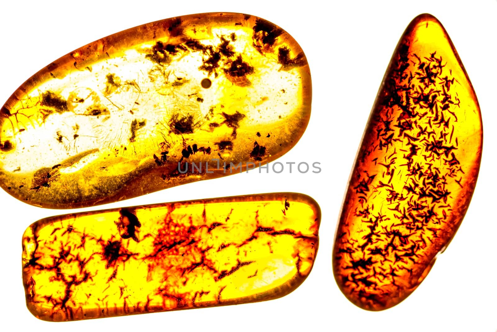 amber with inclusions
