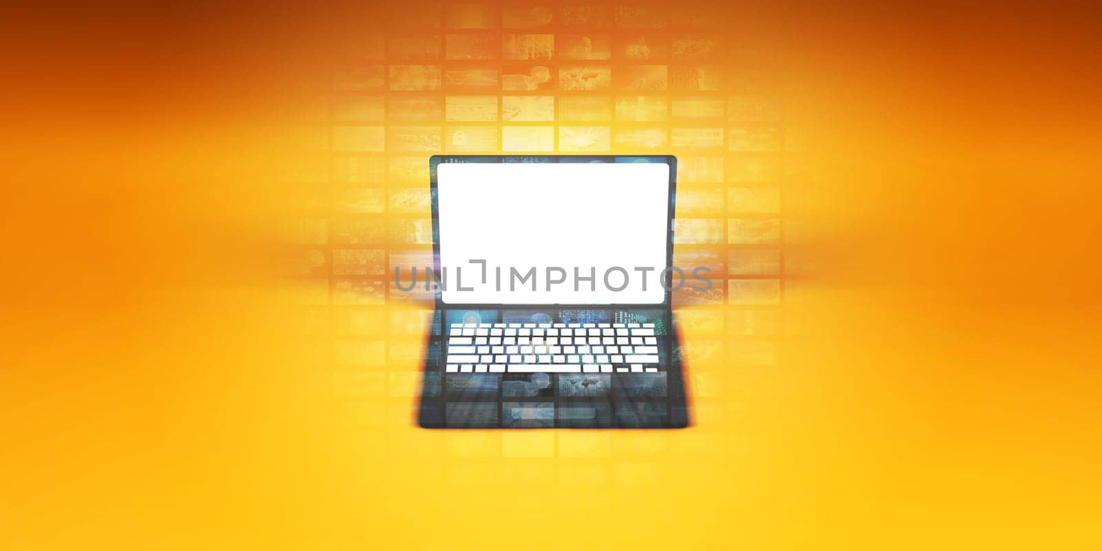 Online Advertising Marketing Template for a Presentation