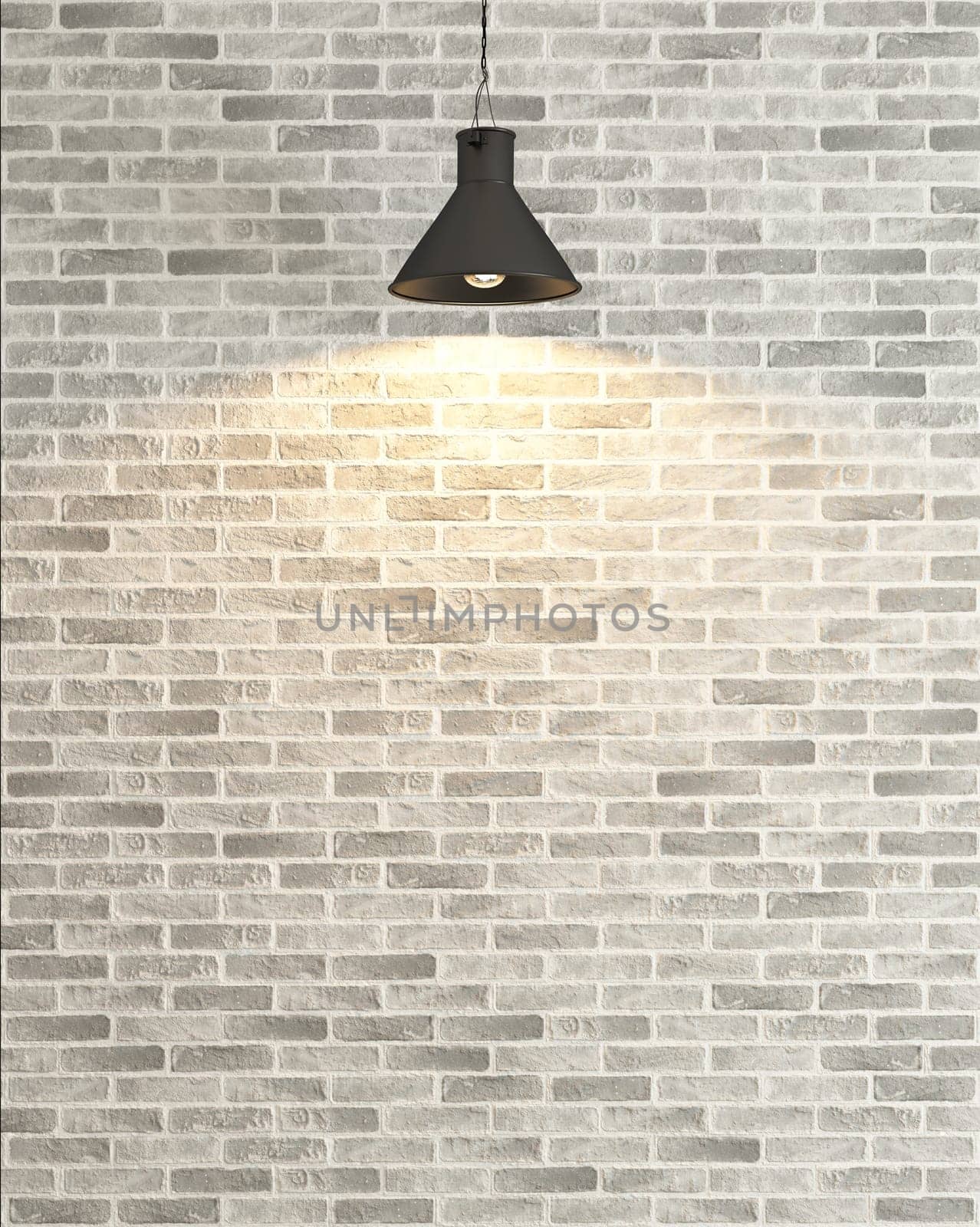 Interior brick wall decoration, interior wall pattern and background
