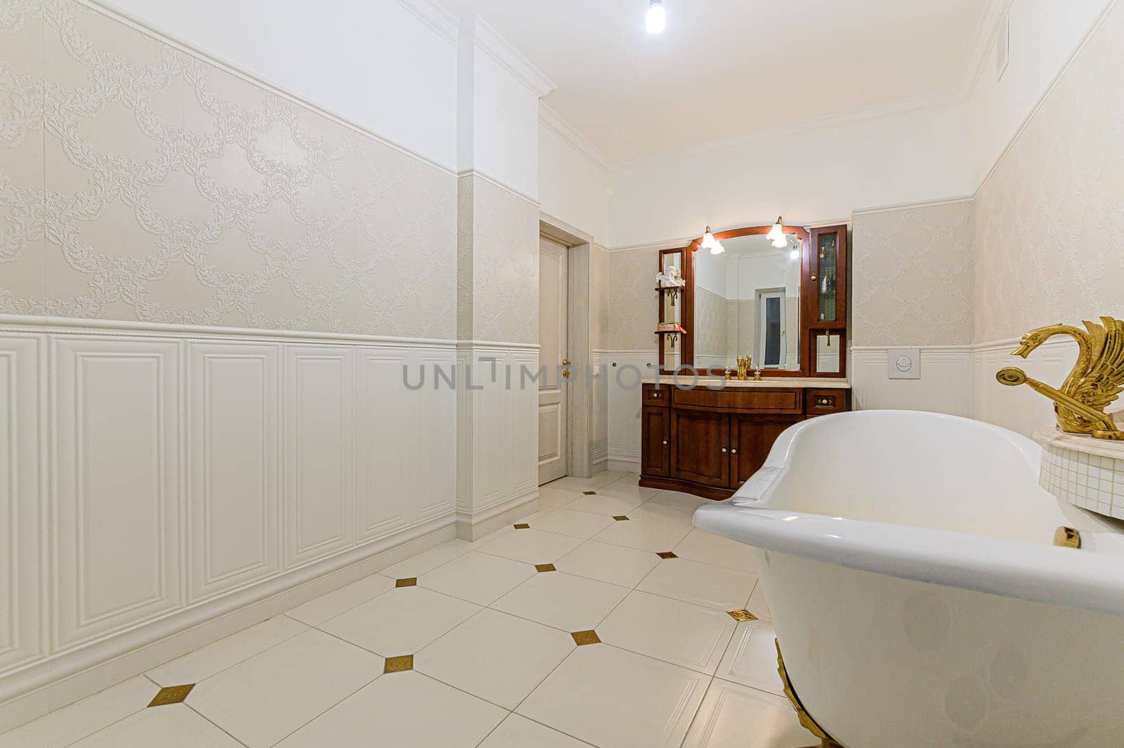Russia, Moscow- December 05, 2019: interior room apartment modern bright cozy atmosphere. general cleaning, home decoration, preparation of house for sale. bathroom and toilet