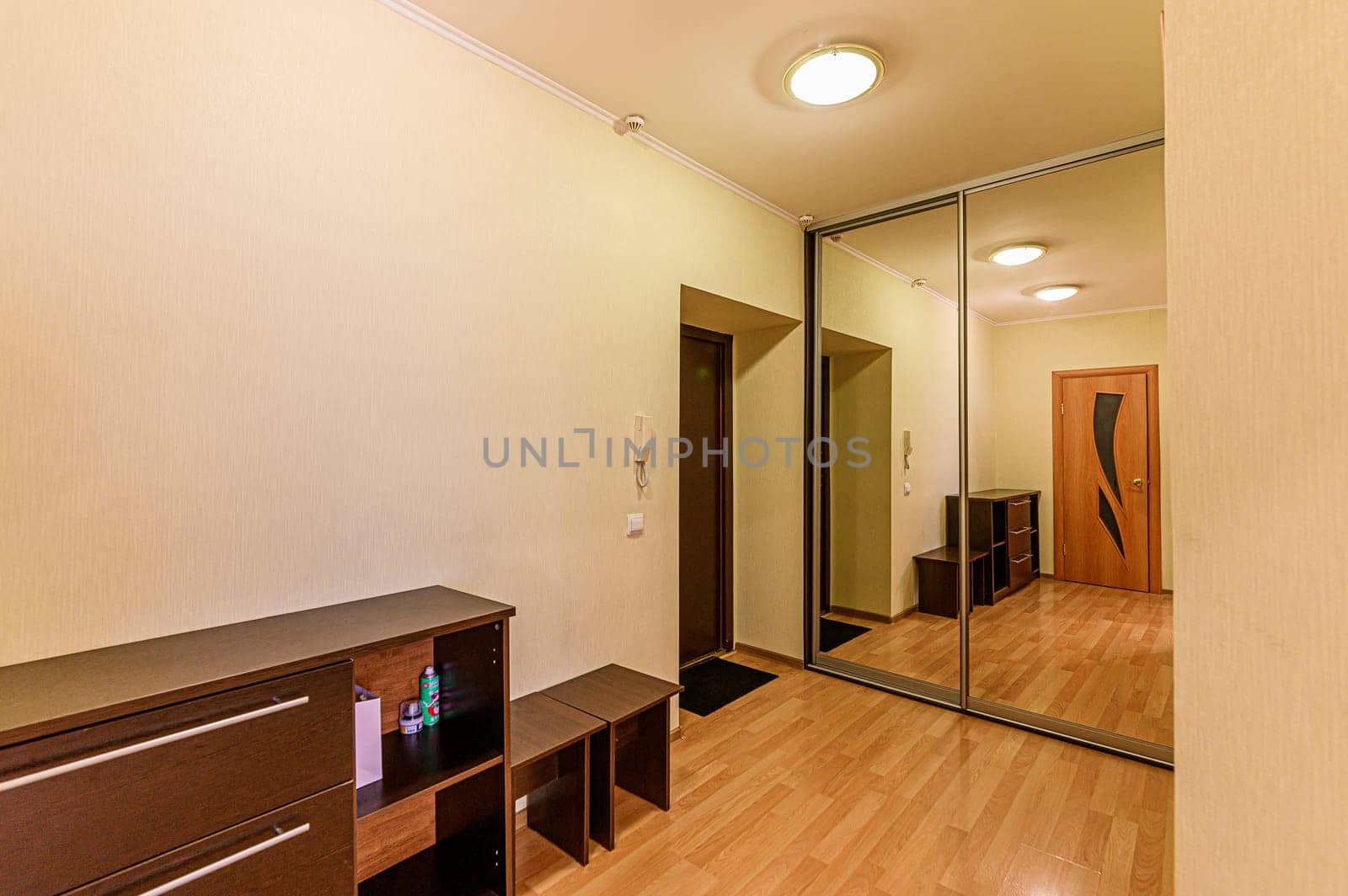 Russia, Moscow- December 05, 2019: interior room apartment modern bright cozy atmosphere. general cleaning, home decoration, preparation of house for sale